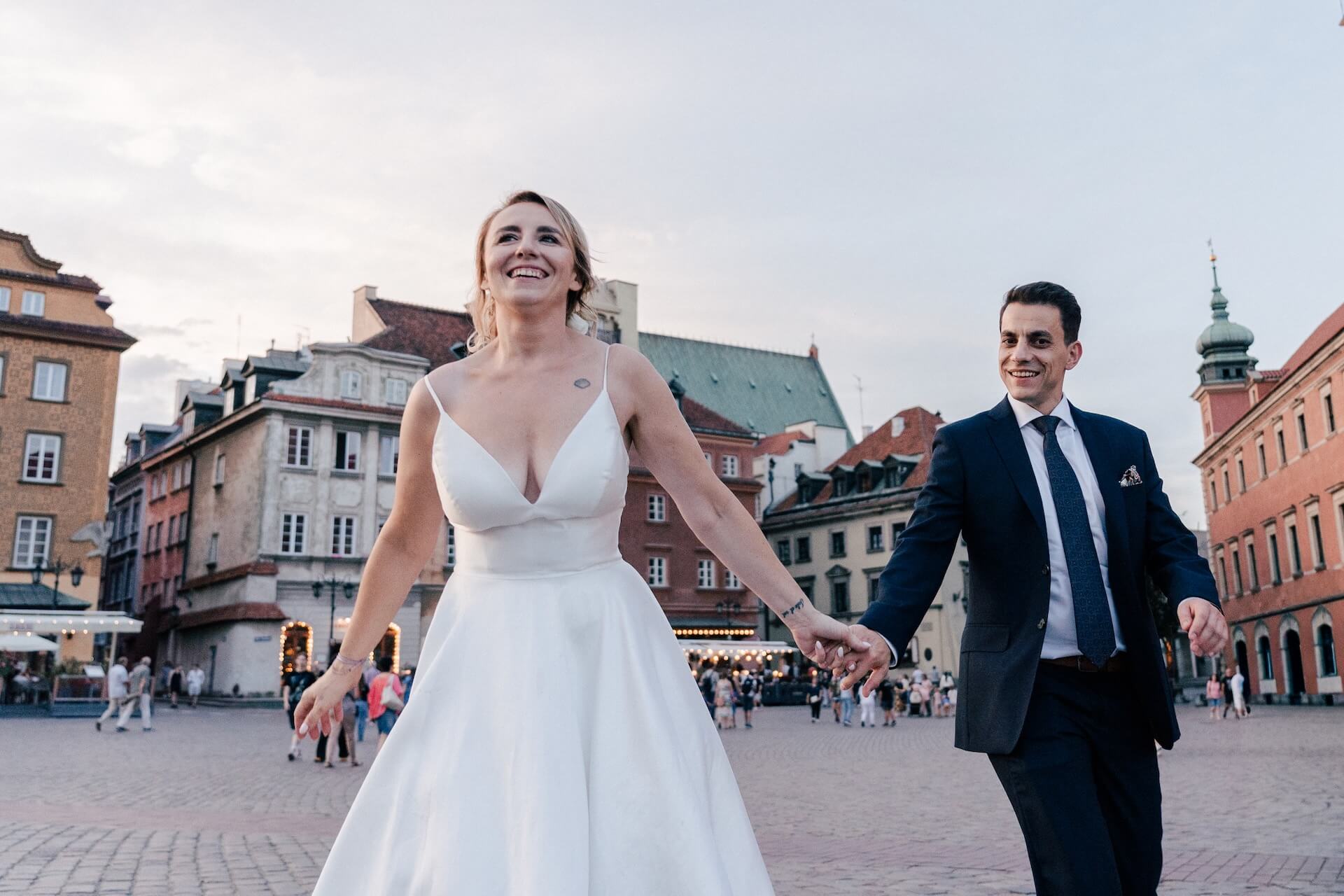 Sesja ślubna na starówce Warszawa – fotograf